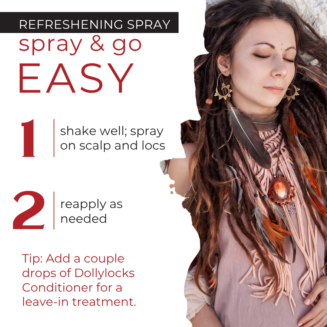 Dollylocks Plant-based Refreshening Spray | Pepe Le Rosemary