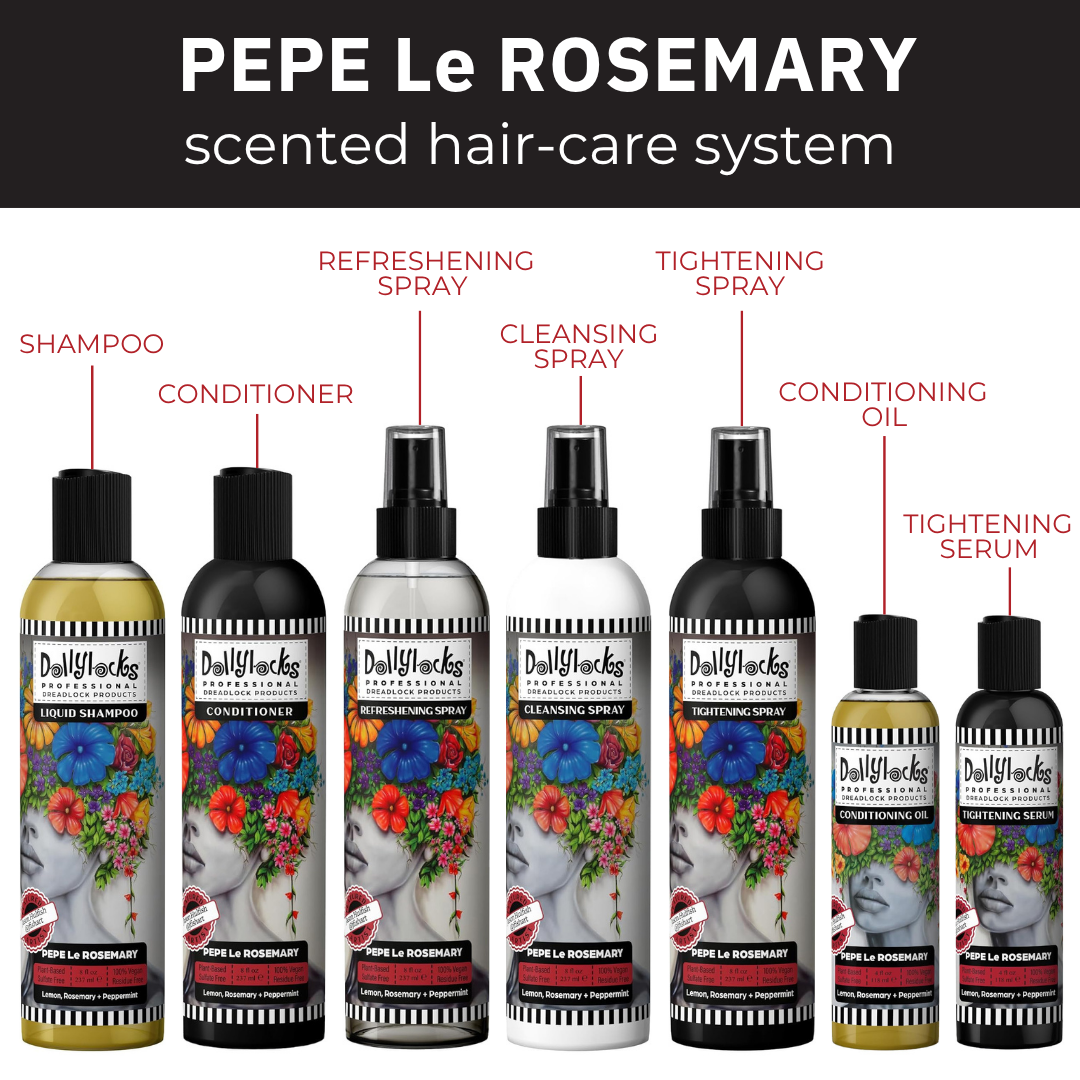 Dollylocks Plant-based Refreshening Spray | Pepe Le Rosemary