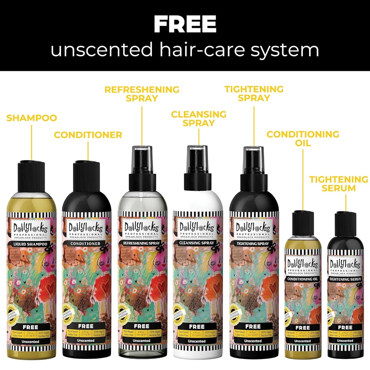 Dollylocks Tightening Texture Spray | Unscented | Fragrance Free