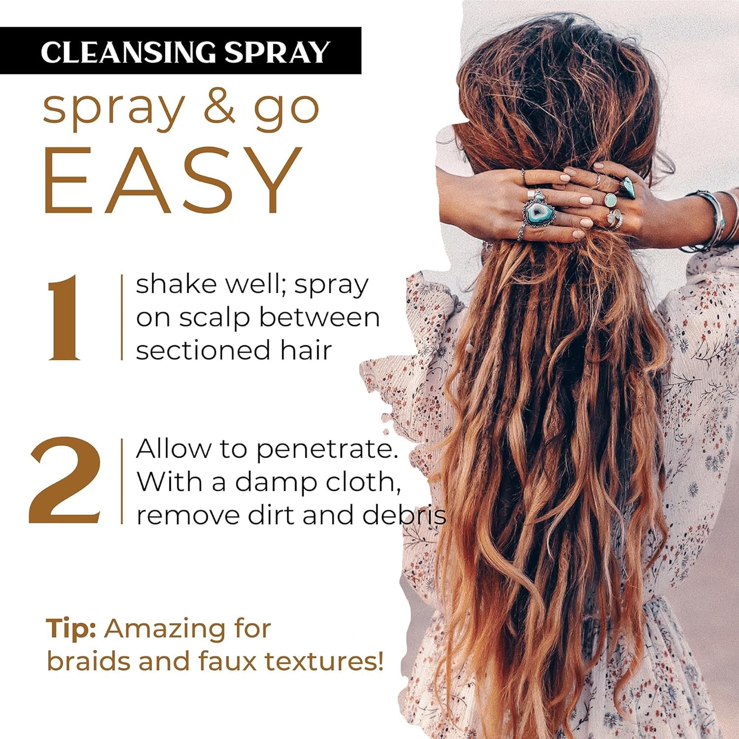 Dollylocks Plant-based Cleansing Spray | Lavender Sky | Dreadshop