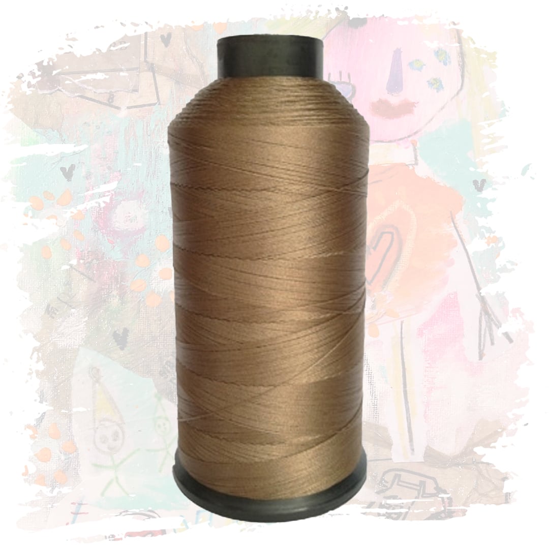 Dollylocks Nylon Thread - Light Brown