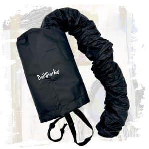 a black bag with a long tube